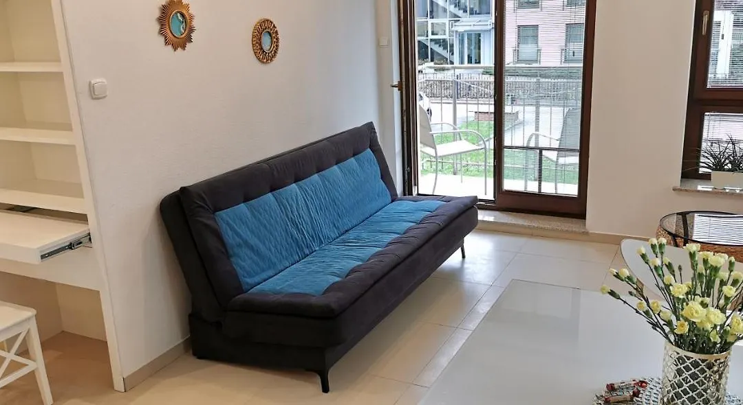 H2O apartament z balkonem i garażem, 300m plaża-1
