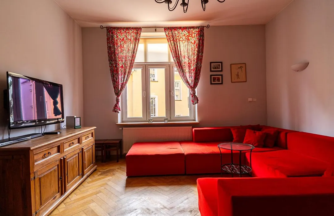 Red Apartment Czyżewskiego by Grand Apartments-1