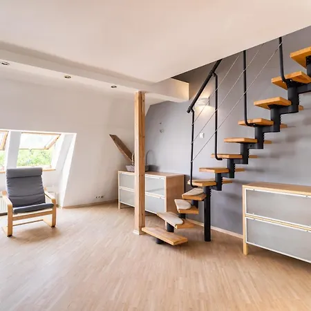 Coastal Style Two-Level Victus Apartment Near Sopot Pier By Noclegi Renters-2