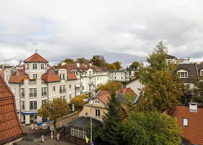 Praia Apartments - 200 m do Plaży Apartament z balkonem i widokiem Sopot