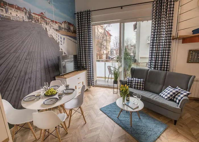 Apartament Chopina 5 M5 - Centrum Sopotu 3 Min Do Monciaka