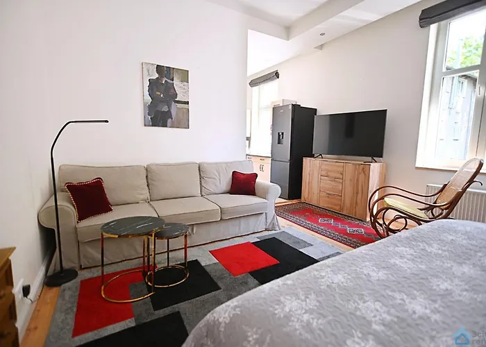Beige And Red 3City Studio In Sopot By Noclegi Renters