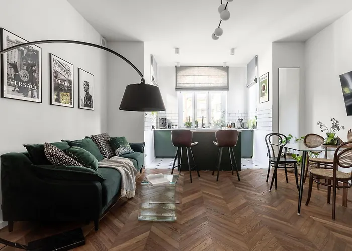 Sanhaus Apartments - RETRO - Apartament przy plaży z parkingiem Sopot