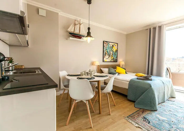 Uroczy Apartament z Parkingiem Sopot