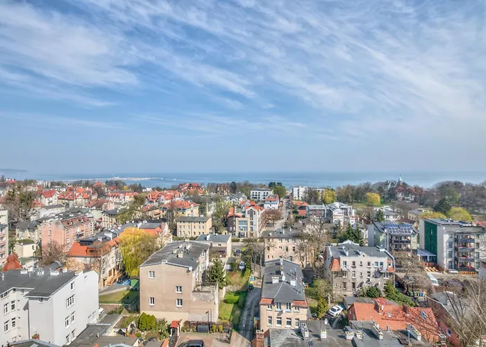 11Th Floor With Seaview By Northside Apartments Sopot