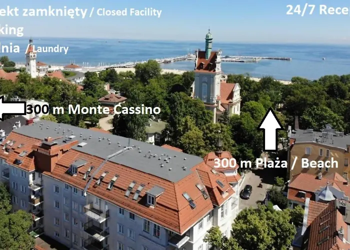 Sea & City 50 M Monte Casinno 100 M Beach Apartments Lux Sopot