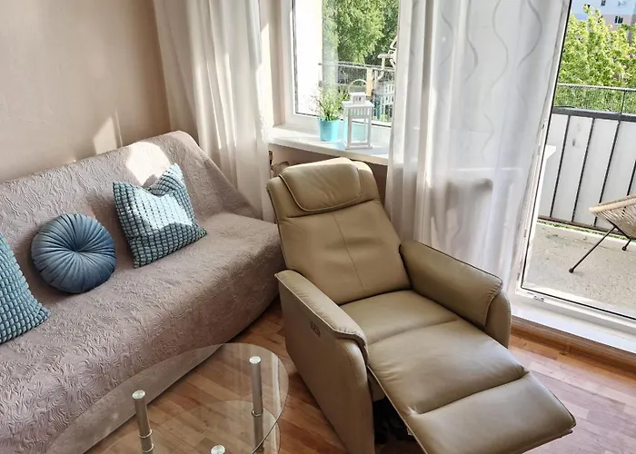 Mango Lu z balkonem, plaża 300m Sopot