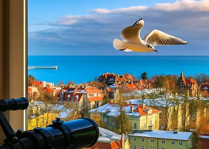 Pokoje przy plaży z widokiem na morze Sopot