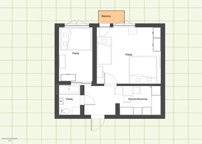 Apartament Sea View, 200 M Do Monte Cassino Grottgera 6, Sopot
