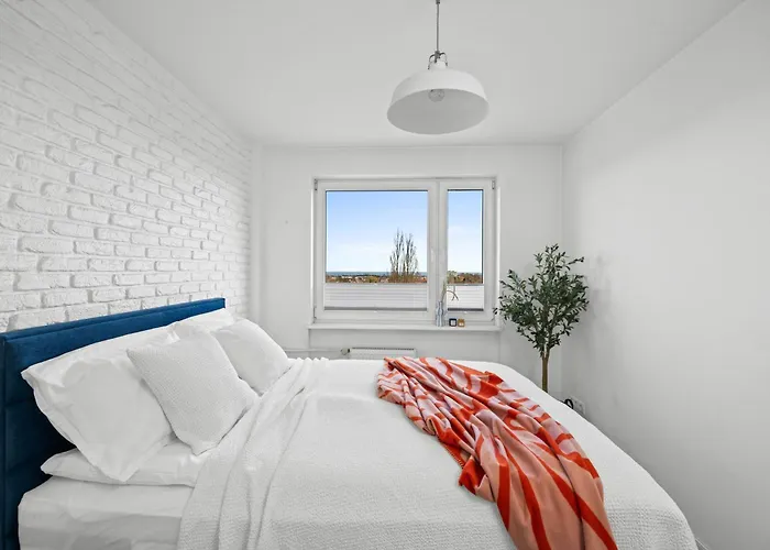Seaview Apartament z Balkonem i Widokiem na Morze - Praia Apartments Sopot
