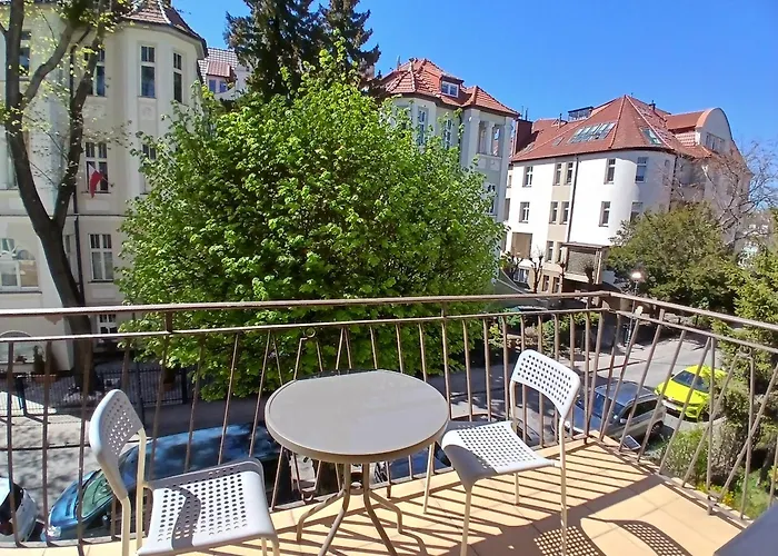 Pokoje z balkonami City Sopot, 300m do Molo